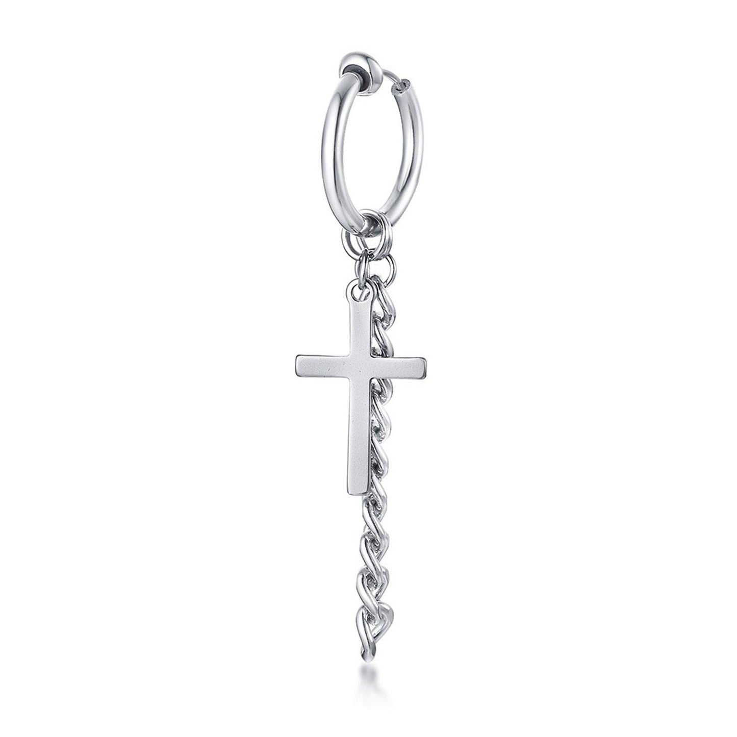 Stainless Steel Clip Earrings Earrings - The Burner Shop