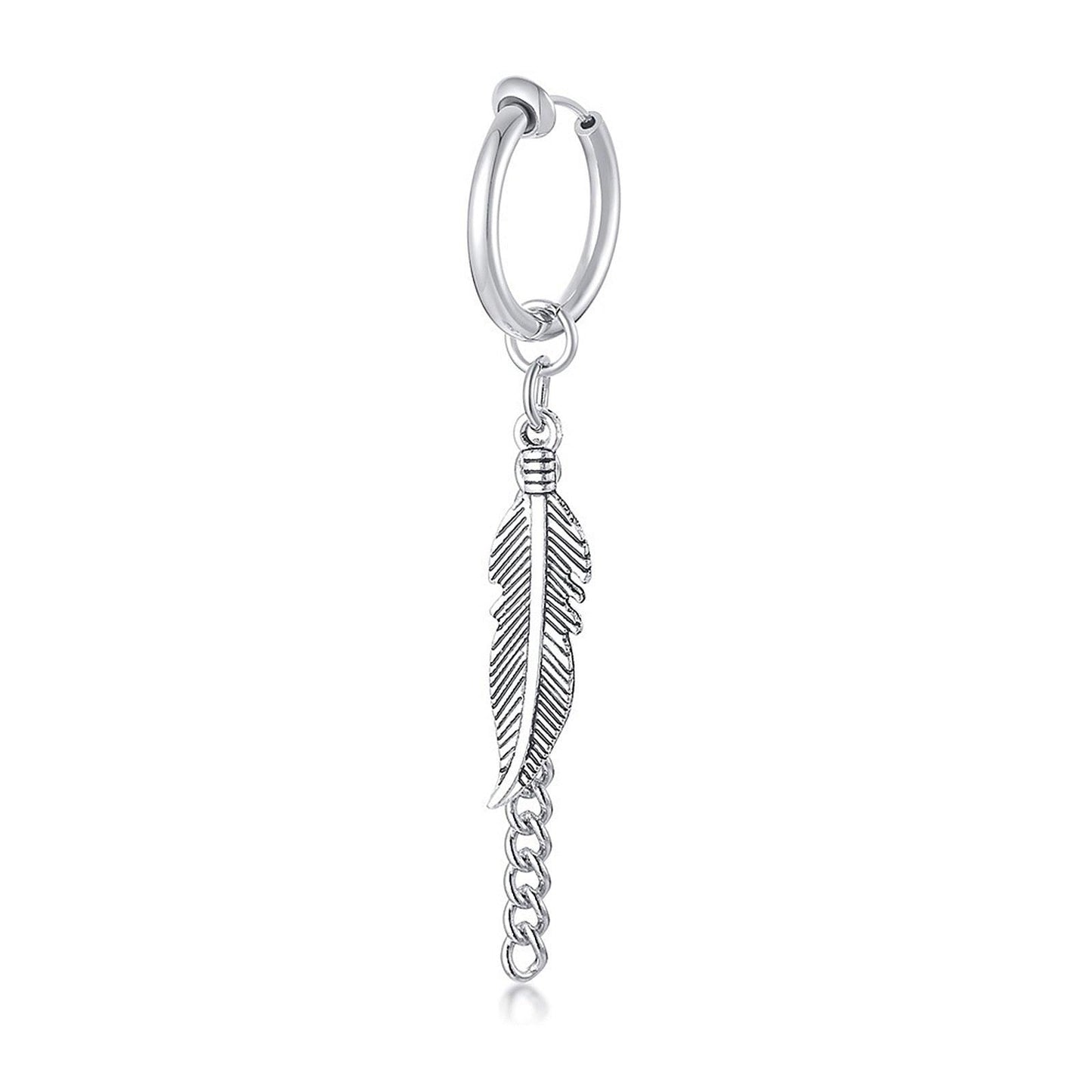Stainless Steel Clip Earrings Earrings - The Burner Shop
