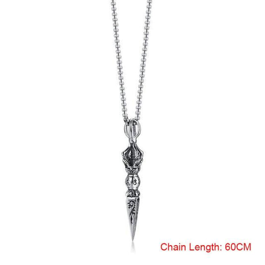 Stainless Steel Tibetan Pendant Necklaces - The Burner Shop