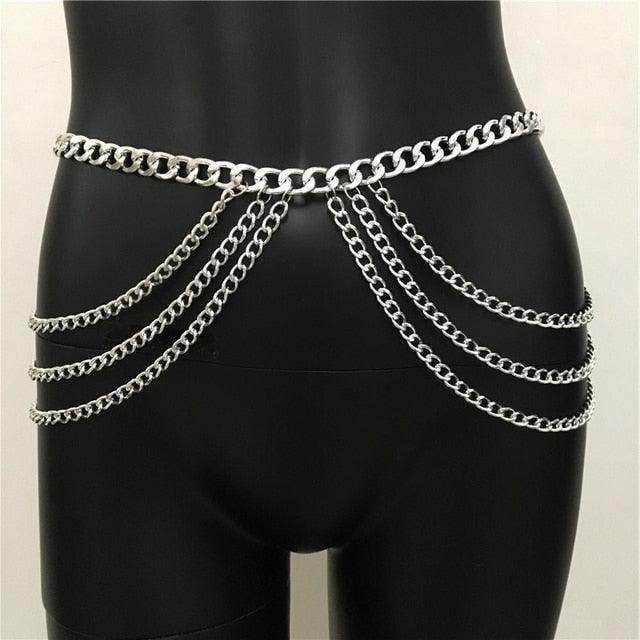 Tassel Body Belly Chain Jewelry Body Jewelry - The Burner Shop