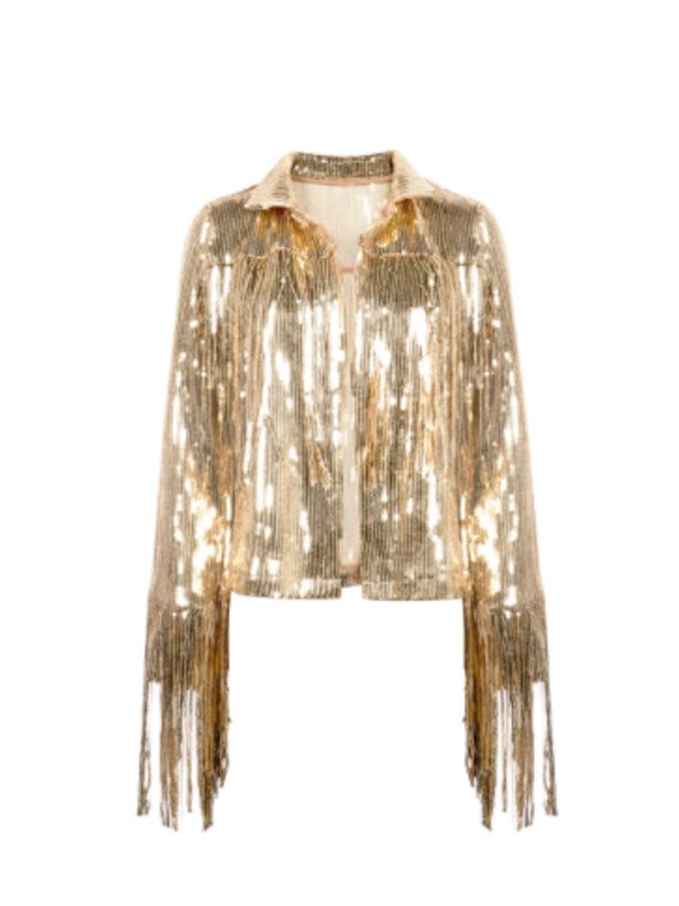 Tassel Sequin Jacket Jackets - The Burner Shop