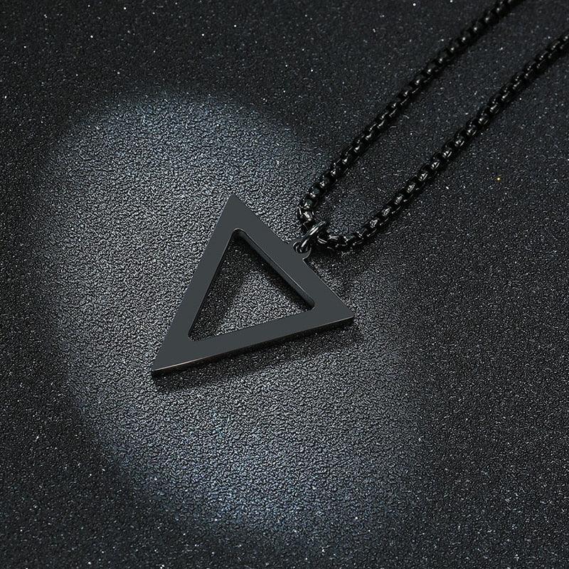 Triangle Pendant Necklaces - The Burner Shop