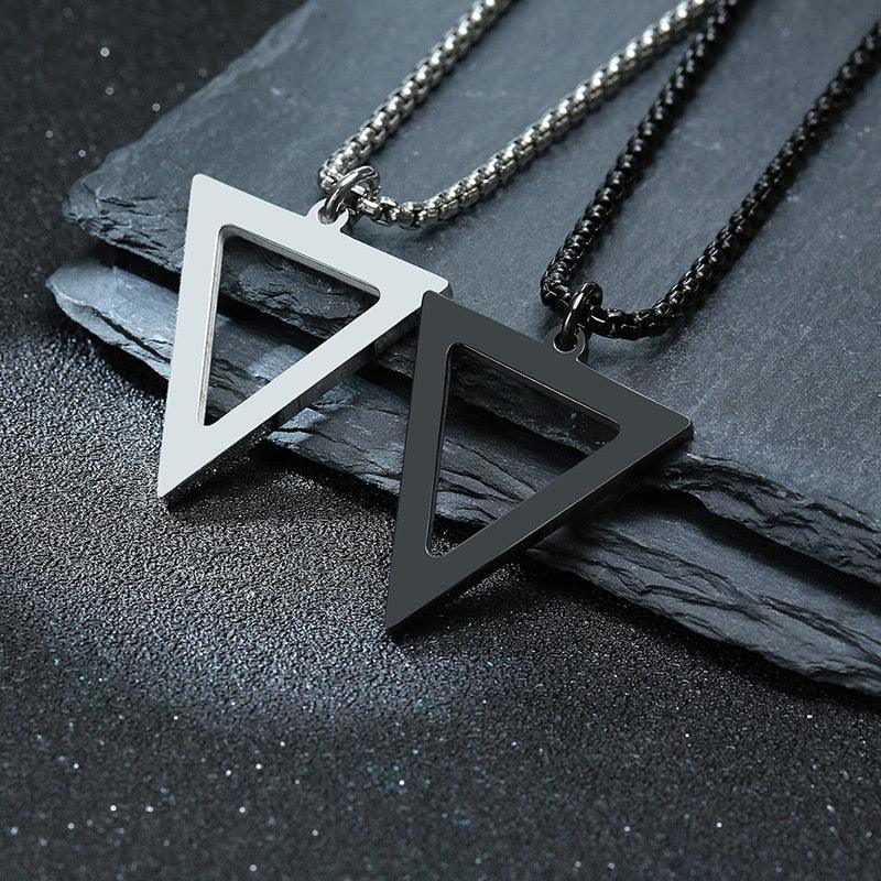 Triangle Pendant Necklaces - The Burner Shop