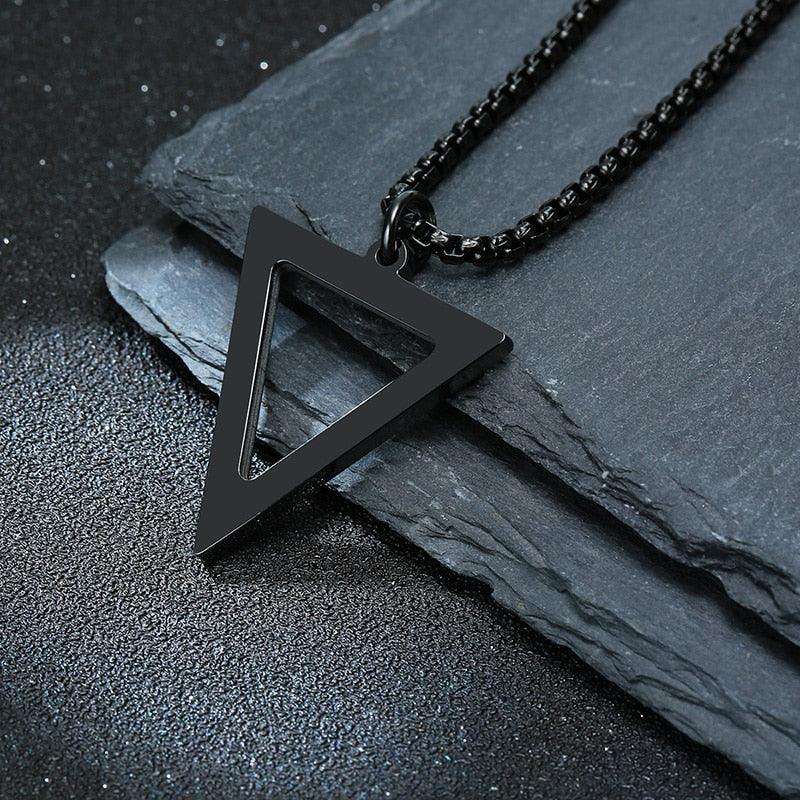 Triangle Pendant Necklaces - The Burner Shop