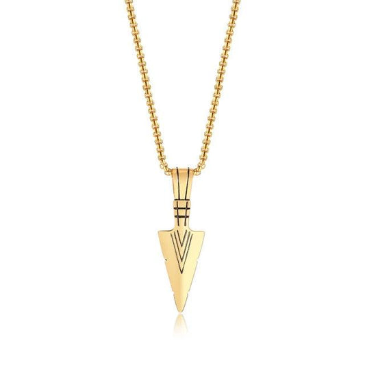 Tribal Arrowhead Pendant Necklaces - The Burner Shop