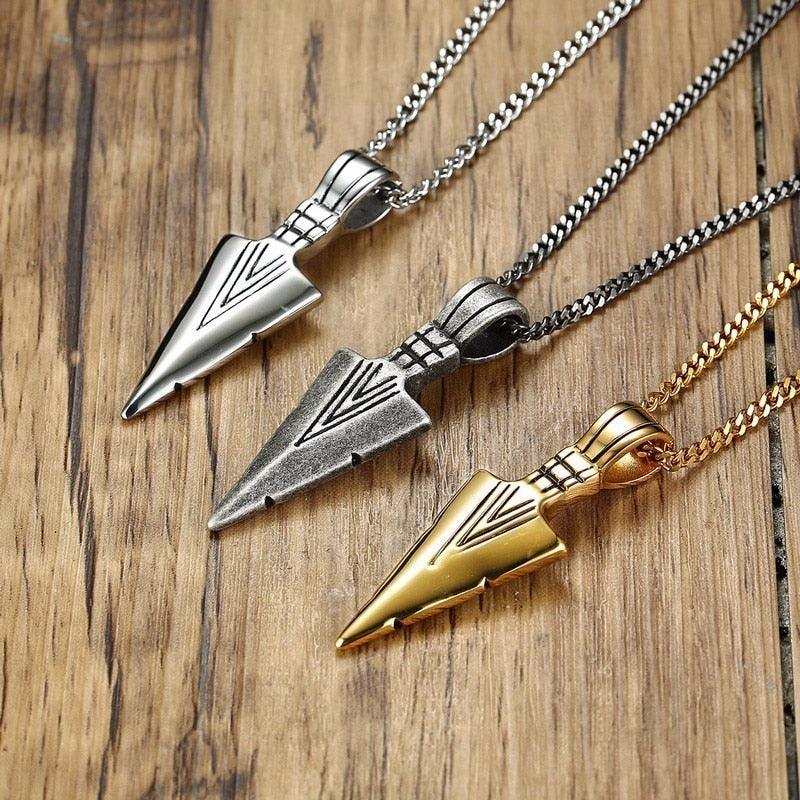 Tribal Arrowhead Pendant Necklaces - The Burner Shop