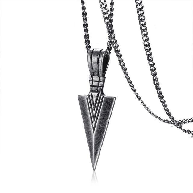 Tribal Arrowhead Pendant Necklaces - The Burner Shop