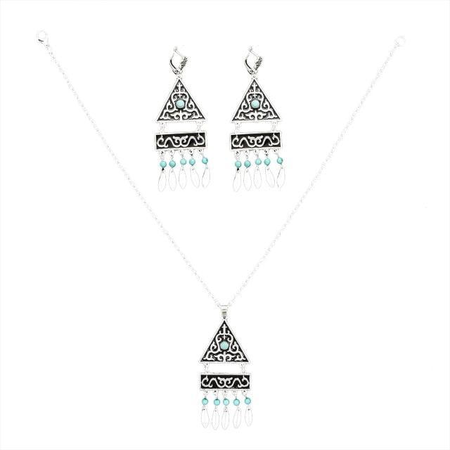 Tribal Silver Statement Collar Choker Necklaces - The Burner Shop