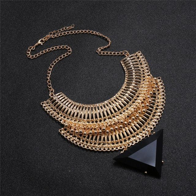Vintage Bohemian Ethnic Maxi Statement Necklace Necklaces - The Burner Shop