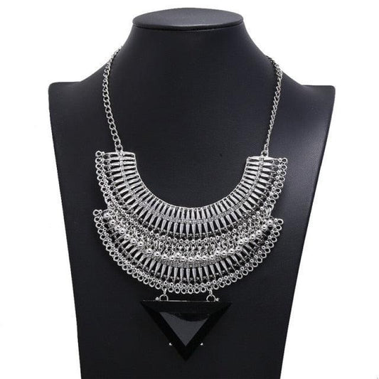 Vintage Bohemian Ethnic Maxi Statement Necklace Necklaces - The Burner Shop