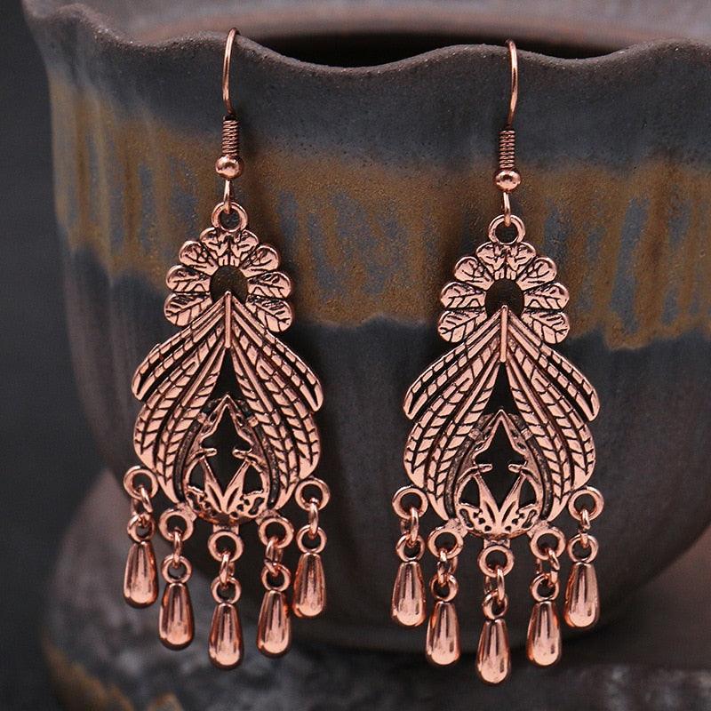 Vintage Boho Drop Earrings Earrings - The Burner Shop