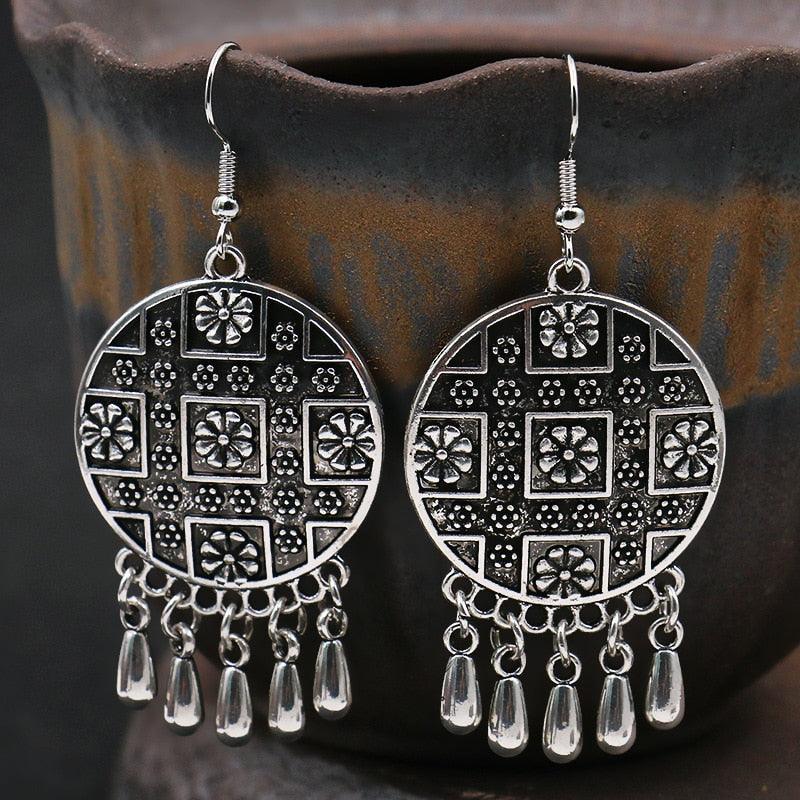 Vintage Boho Drop Earrings Earrings - The Burner Shop