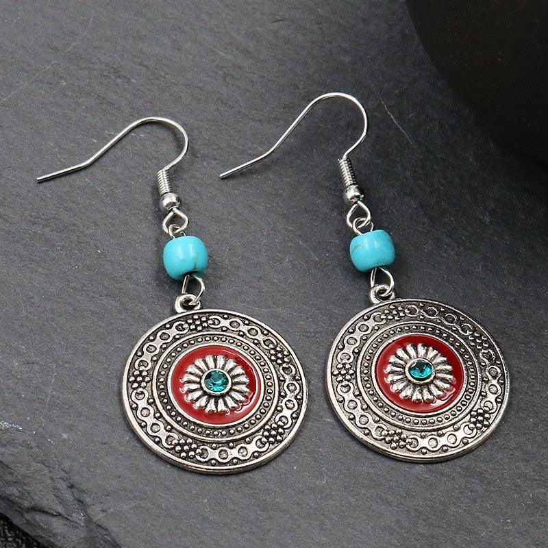 Vintage Boho Drop Earrings Earrings - The Burner Shop