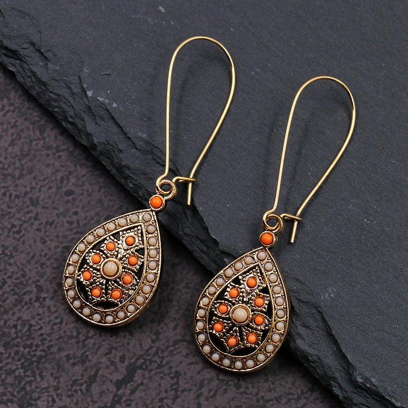 Vintage Boho Drop Earrings Earrings - The Burner Shop