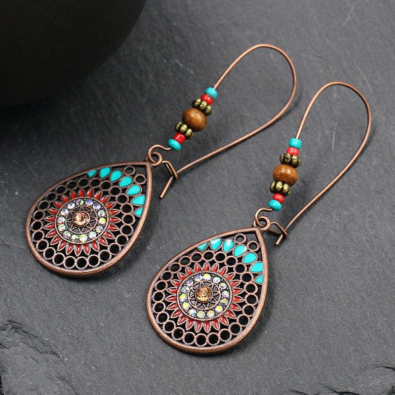 Vintage Boho Drop Earrings Earrings - The Burner Shop