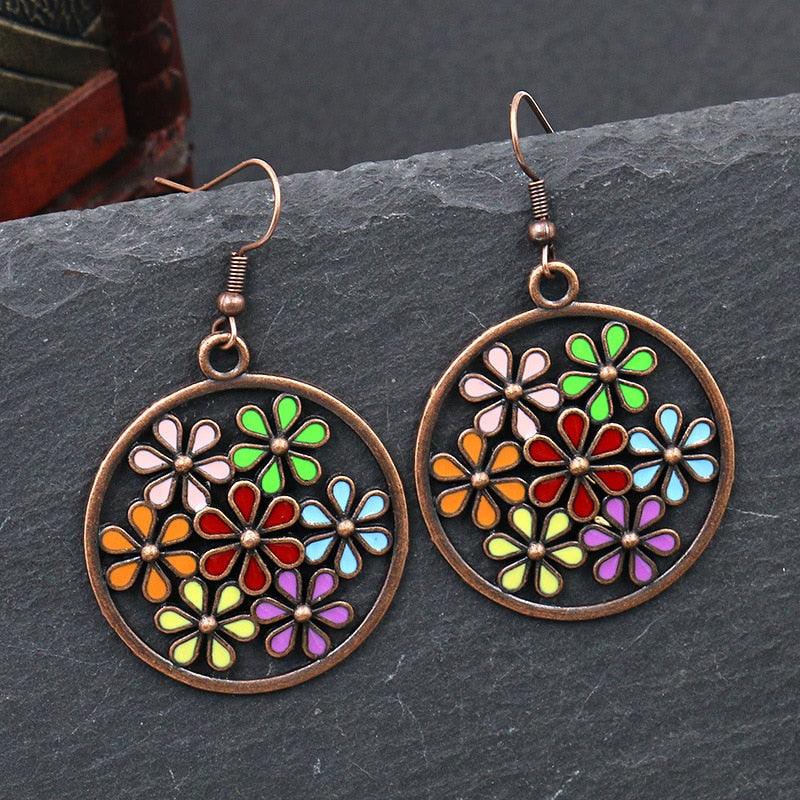 Vintage Boho Drop Earrings Earrings - The Burner Shop