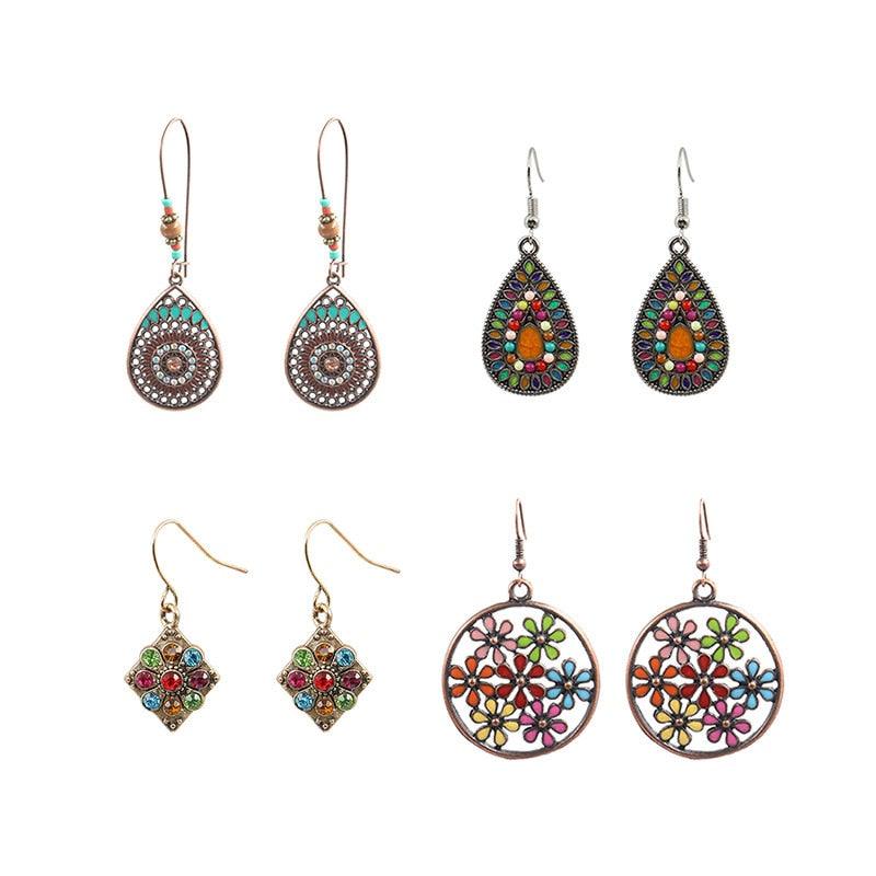 Vintage Boho Drop Earrings Earrings - The Burner Shop