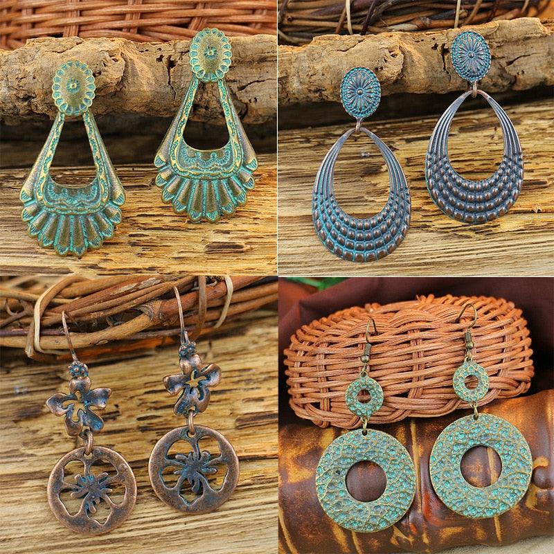 Vintage Boho Drop Earrings Earrings - The Burner Shop