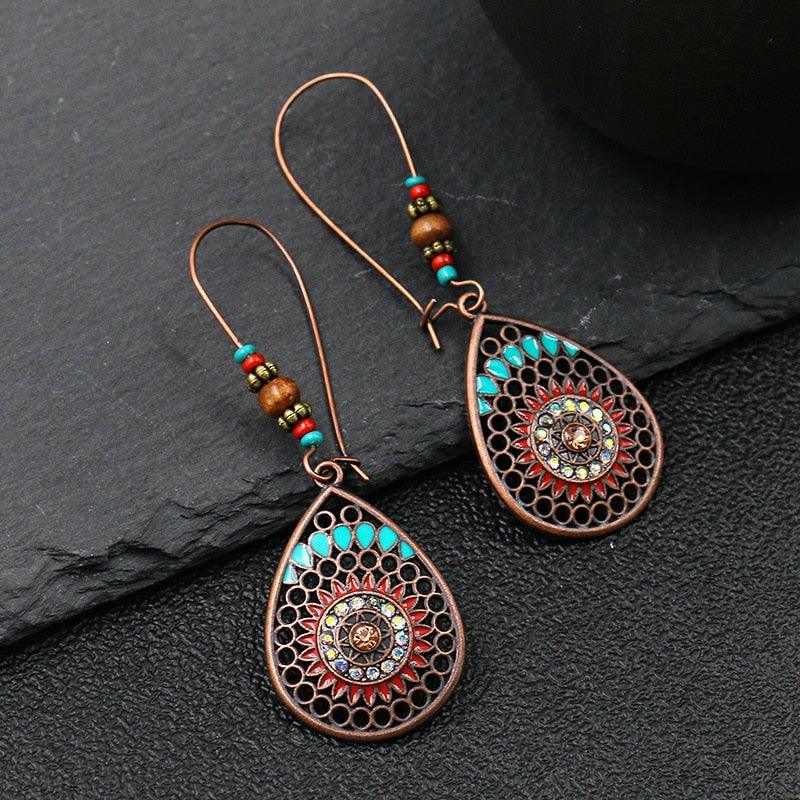 Vintage Boho Drop Earrings Earrings - The Burner Shop