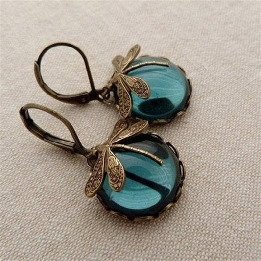Vintage Dragonfly Earrings Earrings - The Burner Shop