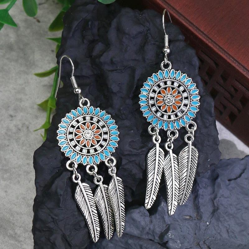 Vintage Drop Earrings Earrings - The Burner Shop