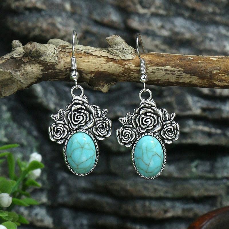 Vintage Drop Earrings Earrings - The Burner Shop