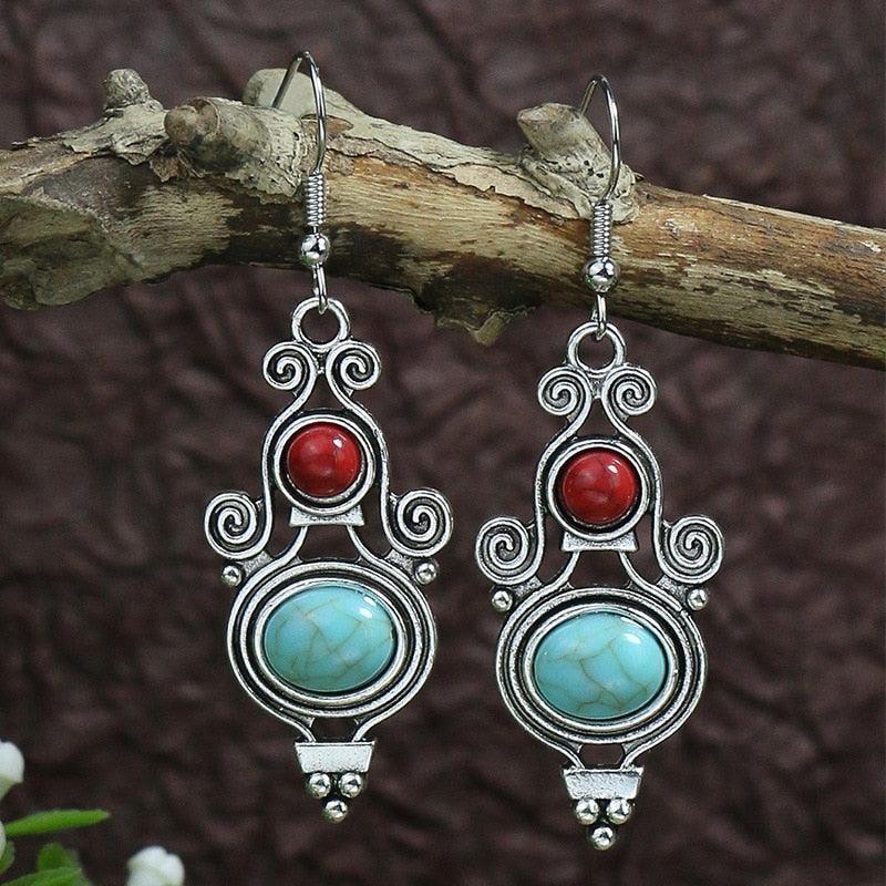 Vintage Drop Earrings Earrings - The Burner Shop