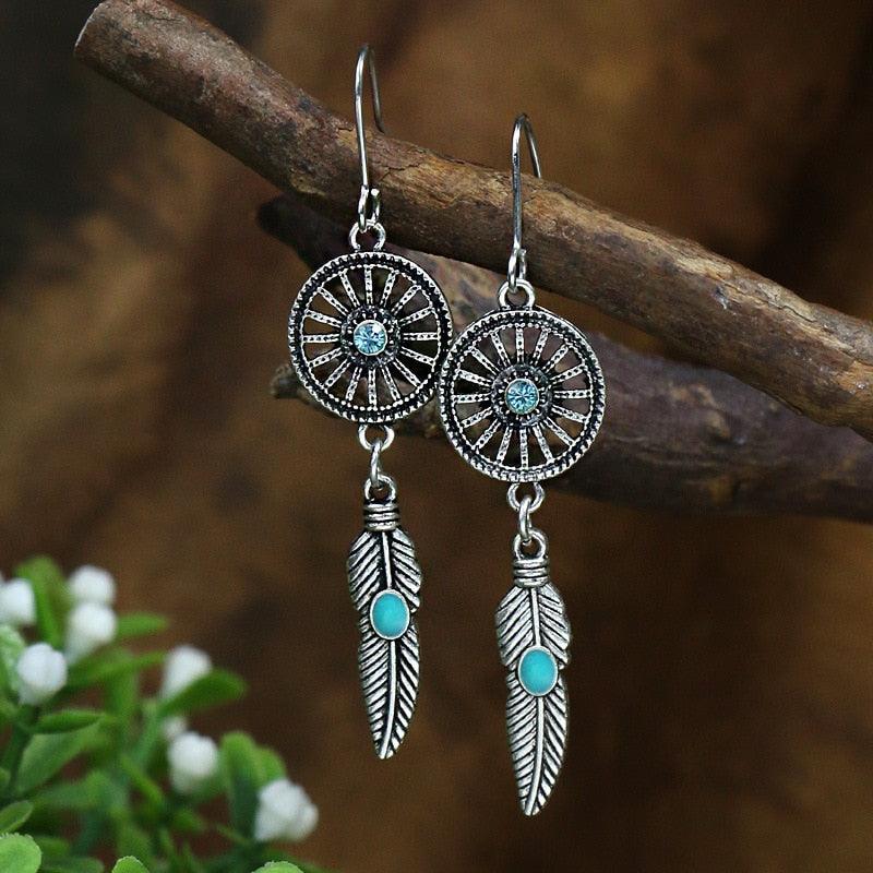 Vintage Drop Earrings Earrings - The Burner Shop