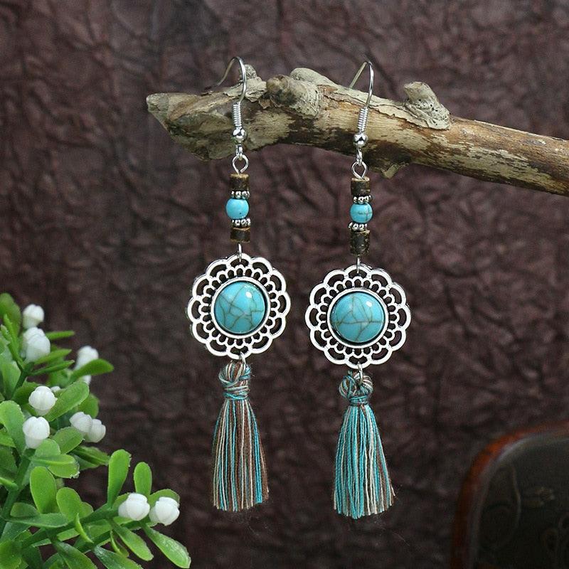 Vintage Drop Earrings Earrings - The Burner Shop