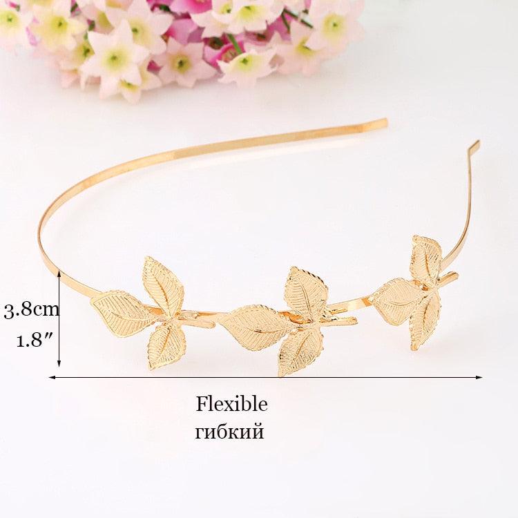 Vintage Gold Leaf Headband Headbands - The Burner Shop