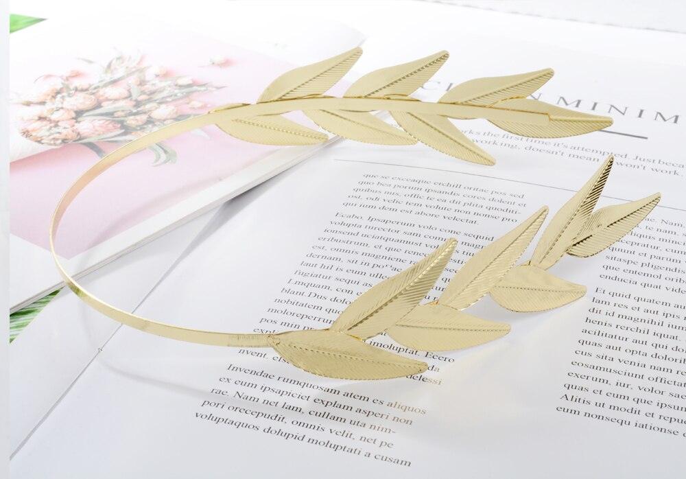 Vintage Gold Leaf Headband Headbands - The Burner Shop