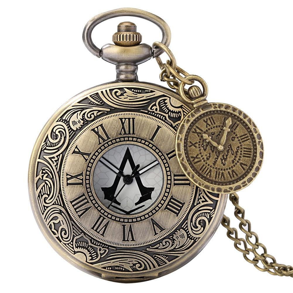 Vintage Hollow Gear Quartz Pocket Watch Watch - The Burner Shop