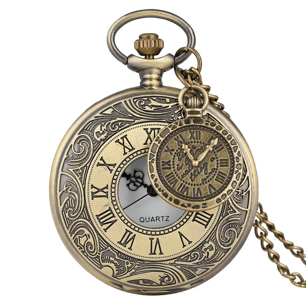 Vintage Hollow Gear Quartz Pocket Watch Watch - The Burner Shop