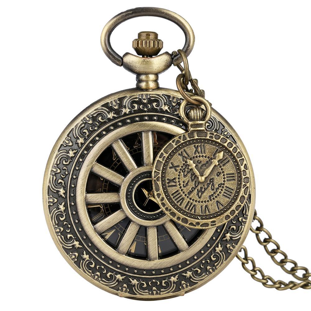 Vintage Hollow Gear Quartz Pocket Watch Watch - The Burner Shop