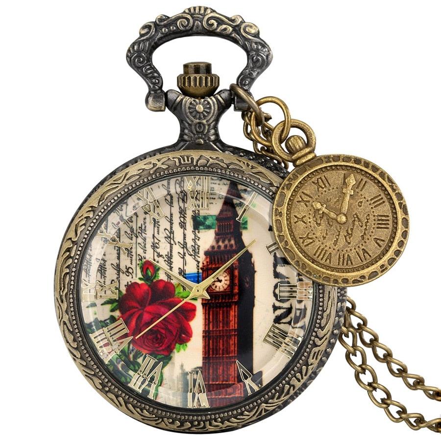 Vintage Hollow Gear Quartz Pocket Watch Watch - The Burner Shop