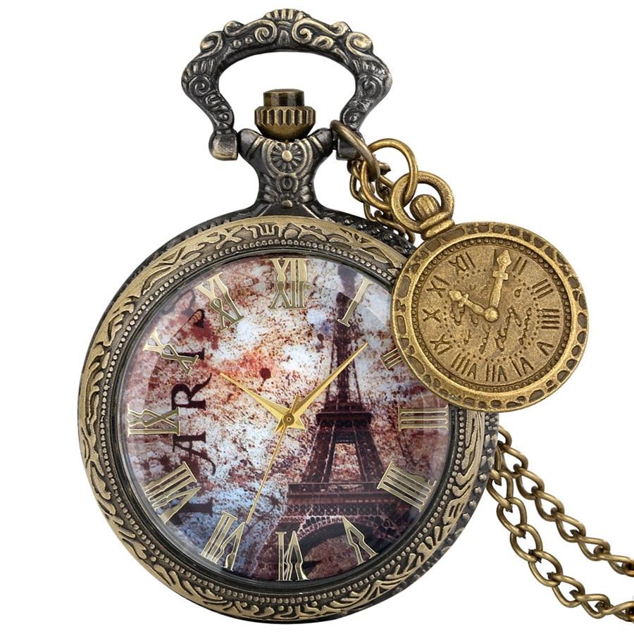 Vintage Hollow Gear Quartz Pocket Watch Watch - The Burner Shop