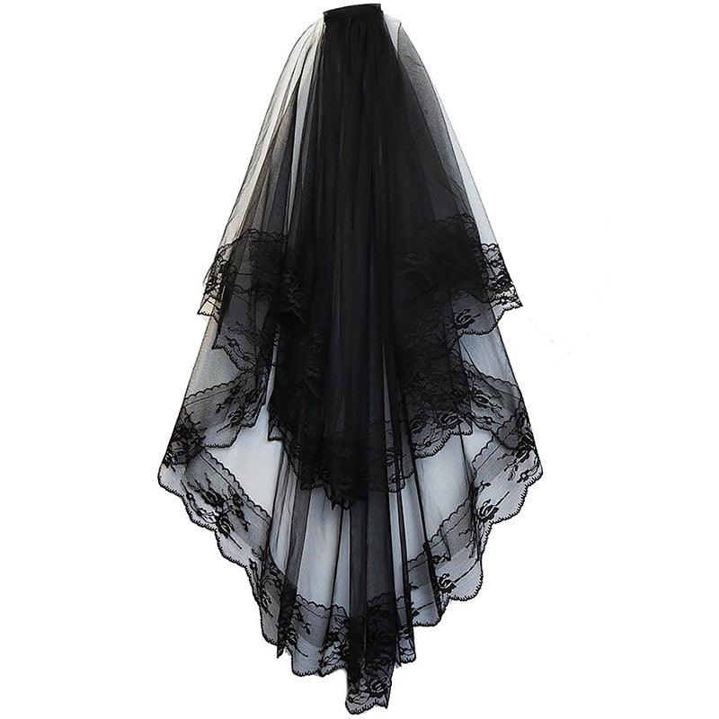 Vintage Lace Bridal Veils Veils - The Burner Shop