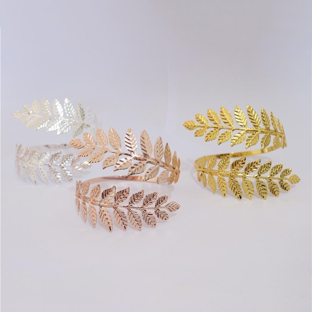 Vintage Roman Laurel Leaf Arm Cuff Arm Bracelets - The Burner Shop