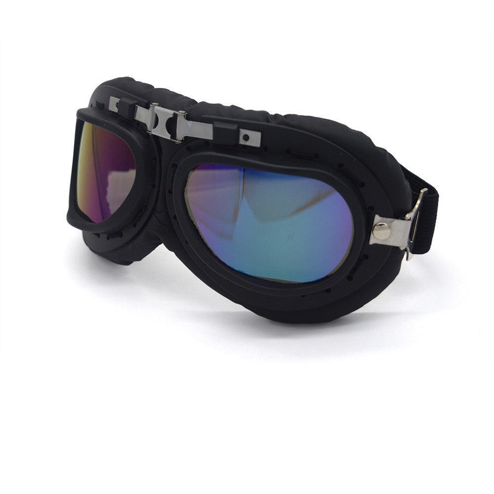 steampunk goggles black Steampunk Aviator Goggles, Black/Yellow