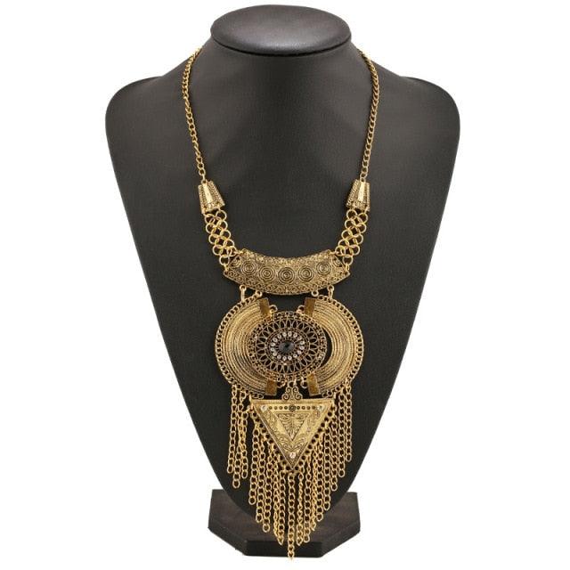 Vintage Tassel Long Pendant Necklace Necklaces - The Burner Shop