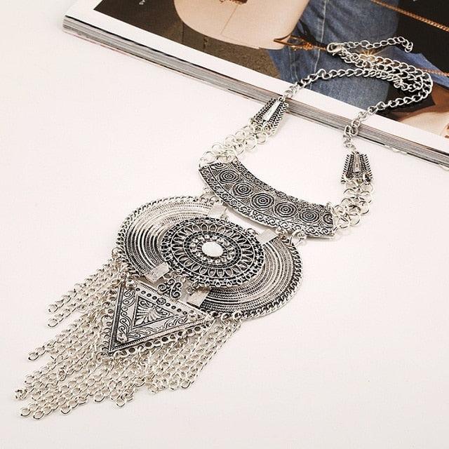 Vintage Tassel Long Pendant Necklace Necklaces - The Burner Shop