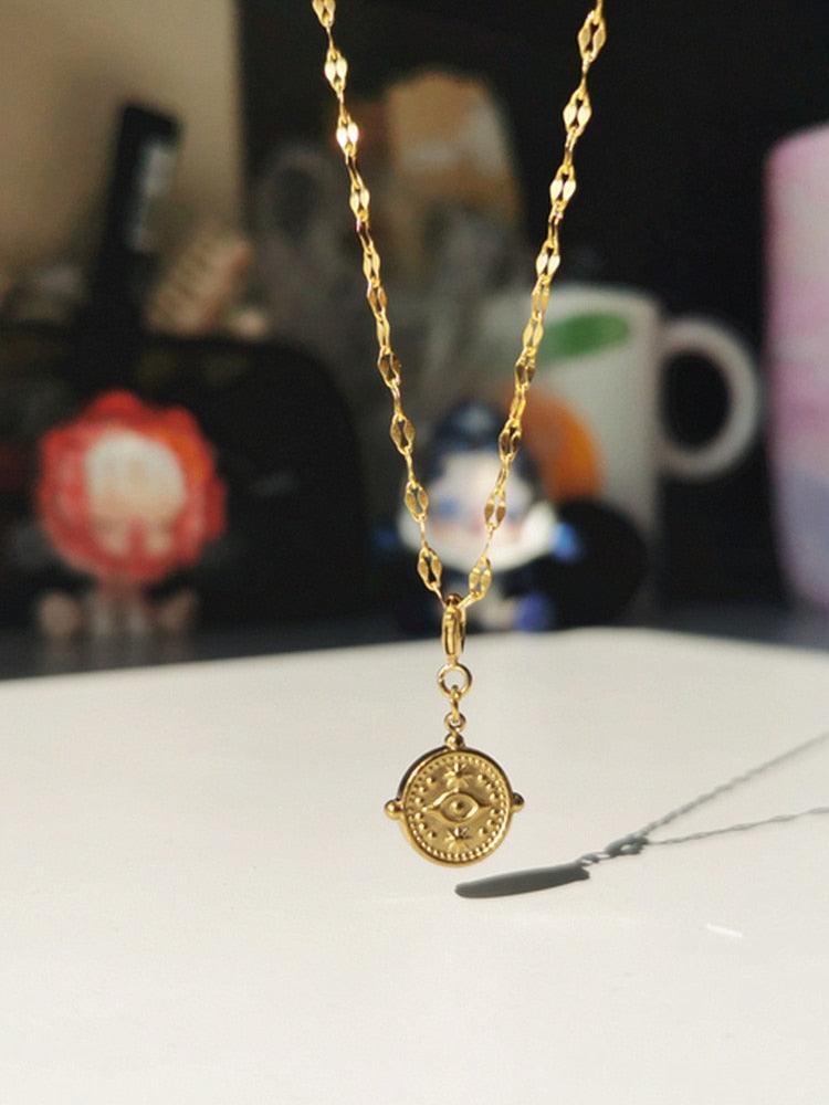 Vintage Water Drop Pendant Necklace Necklaces - The Burner Shop