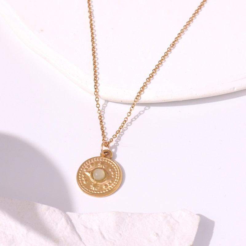 Vintage Water Drop Pendant Necklace Necklaces - The Burner Shop