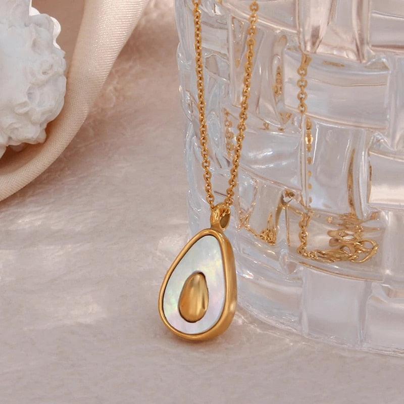 Vintage Water Drop Pendant Necklace Necklaces - The Burner Shop
