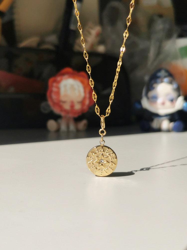Vintage Water Drop Pendant Necklace Necklaces - The Burner Shop