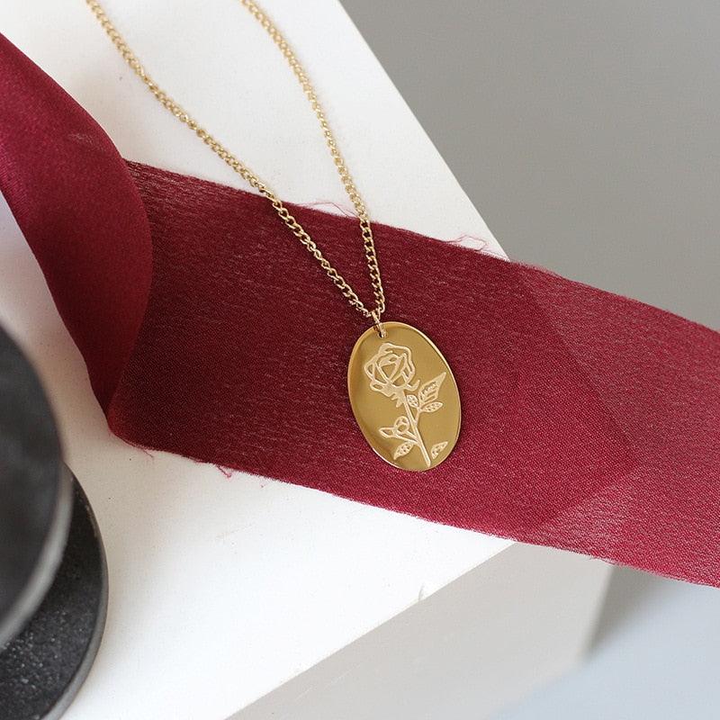 Vintage Water Drop Pendant Necklace Necklaces - The Burner Shop