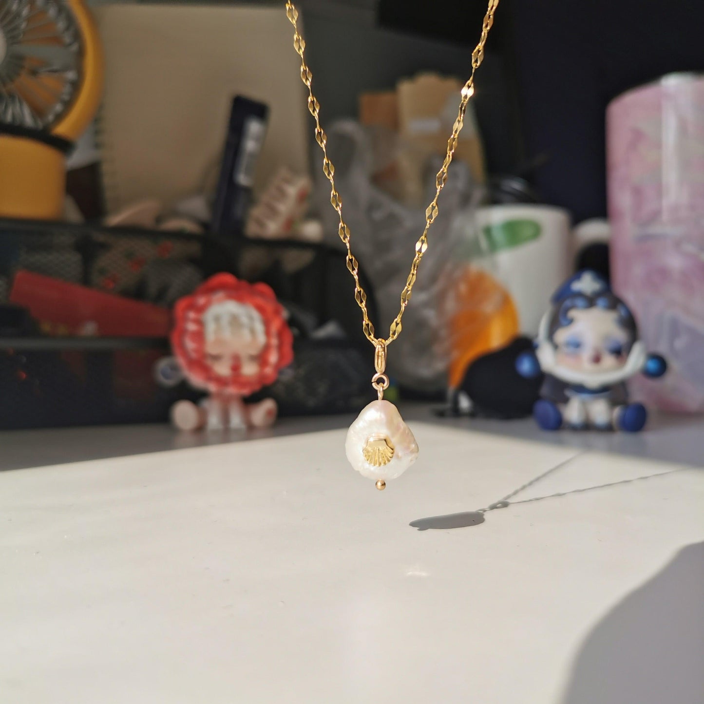 Vintage Water Drop Pendant Necklace Necklaces - The Burner Shop