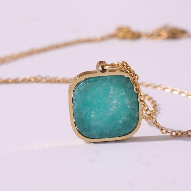Vintage Water Drop Pendant Necklace Necklaces - The Burner Shop