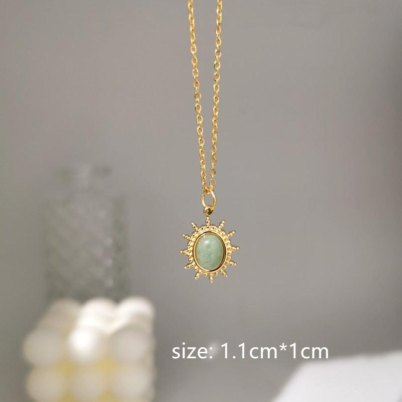 Vintage Water Drop Pendant Necklace Necklaces - The Burner Shop