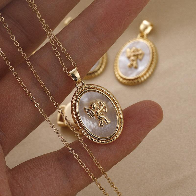 Vintage Water Drop Pendant Necklace Necklaces - The Burner Shop